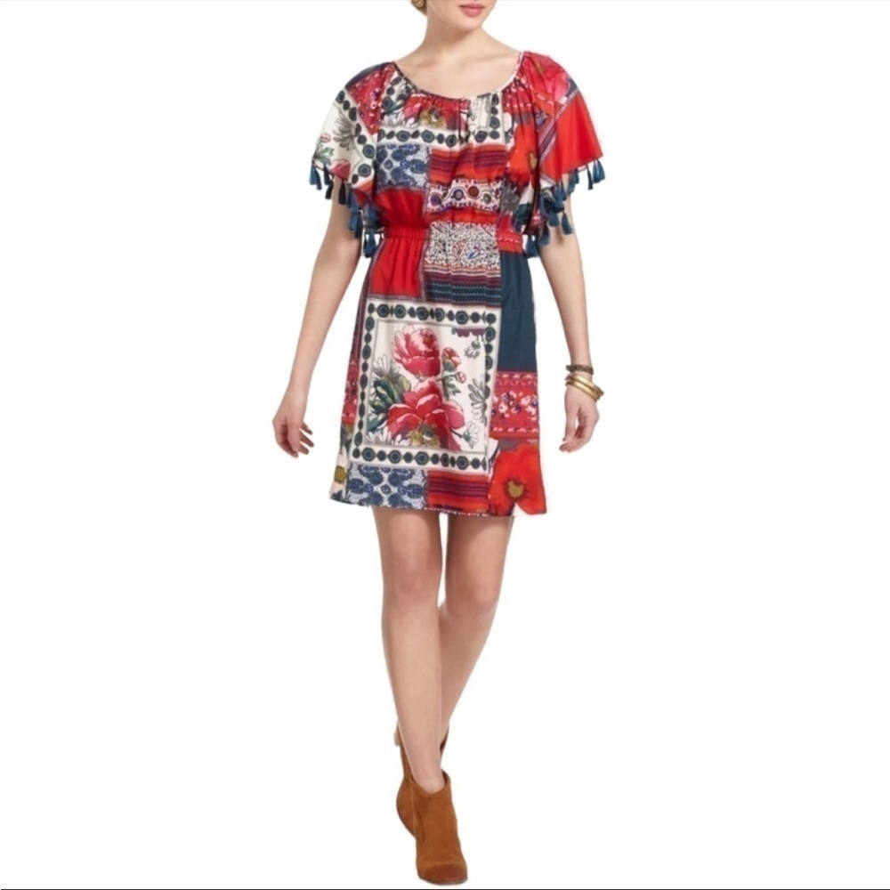 ANTHROPOLOGIE Vanessa Virginia Persian Rose Dress - Picture 12 of 12